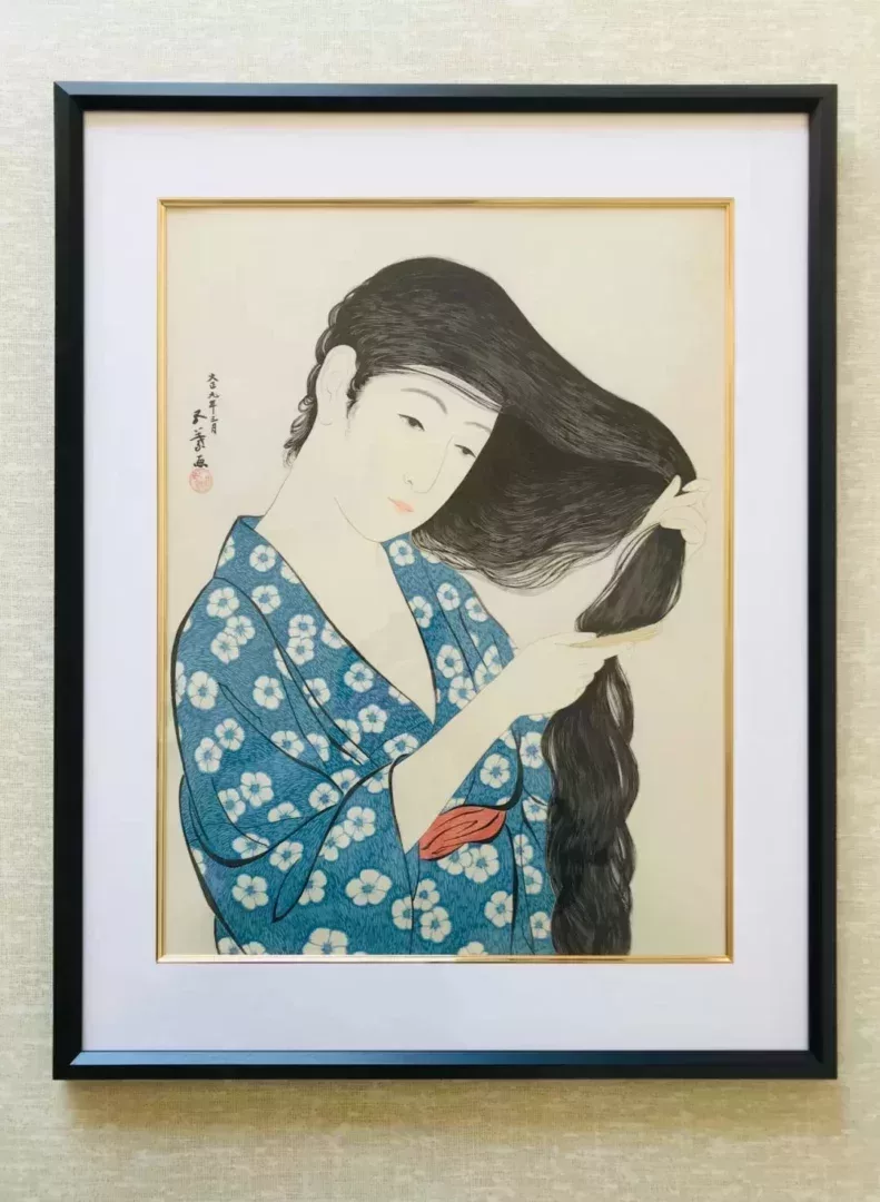 《梳頭髮的女人》