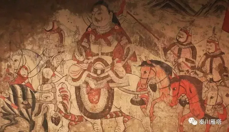 新疆昌吉西大寺壁畫中的回紇貴族