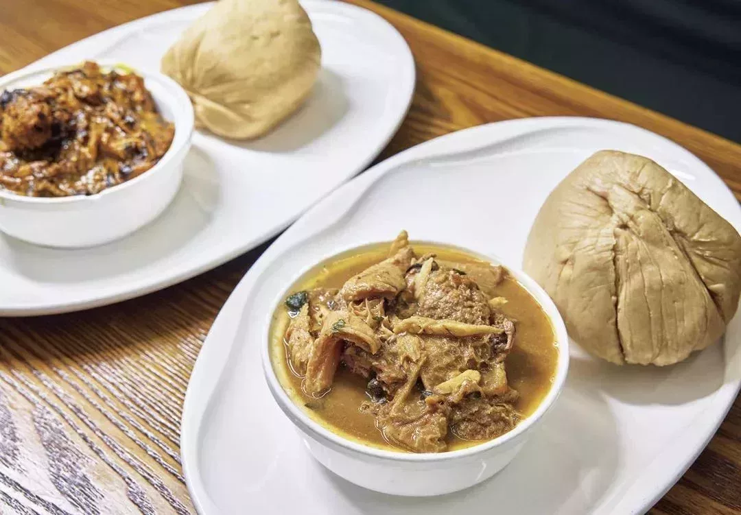 “福福”是中西非人的主食,可搭配湯菜食用