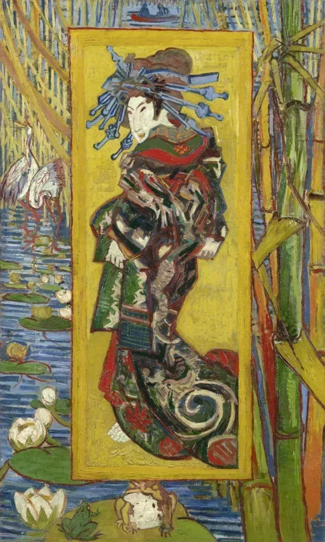 《高級妓女》,1887.梵高梵高美術館藏