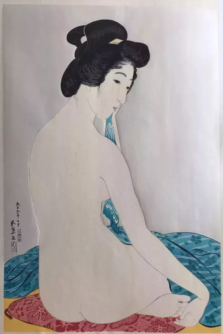 《浴後的女人》,橋口五葉名作