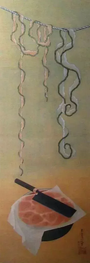 西瓜圖,天保10年(1839年),北齋虛歲80歲作品