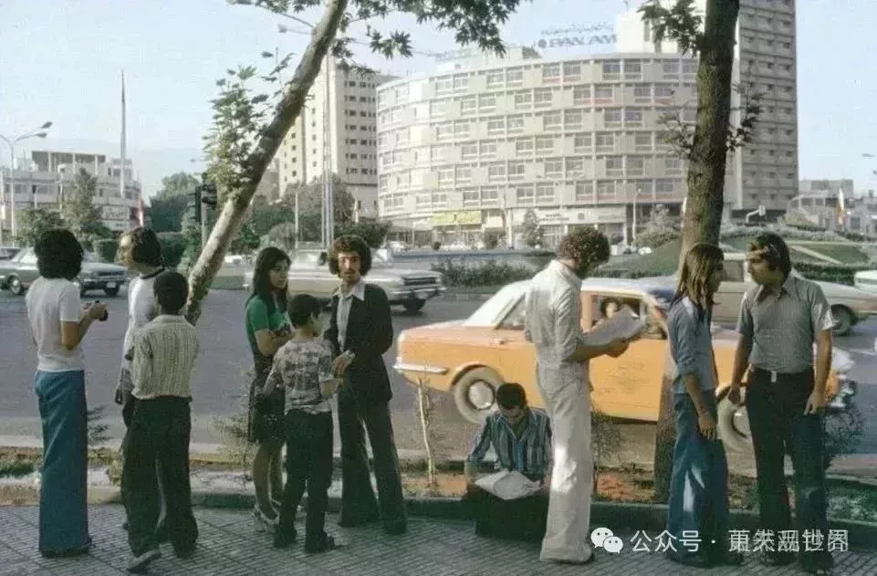 1977年的德黑蘭街頭