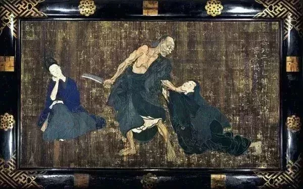 《一家》,巨大繪馬,木板畫。228 x 370cm歌川國芳