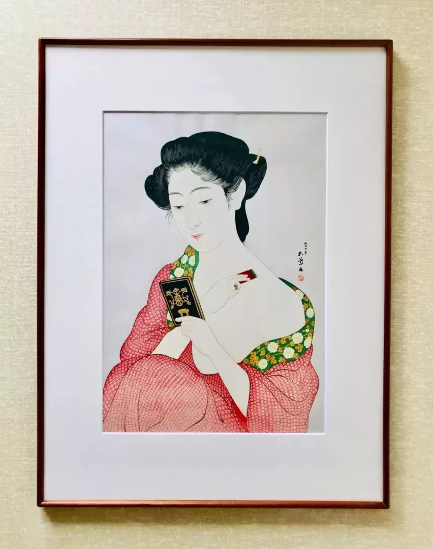《化妝的女人》,橋口五葉名作