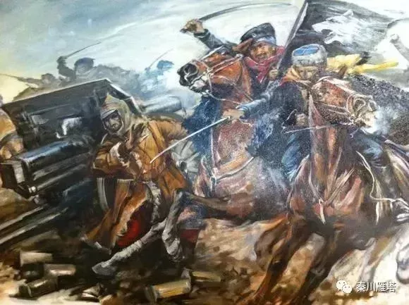 俄國內戰期間的白衛哥薩克騎兵