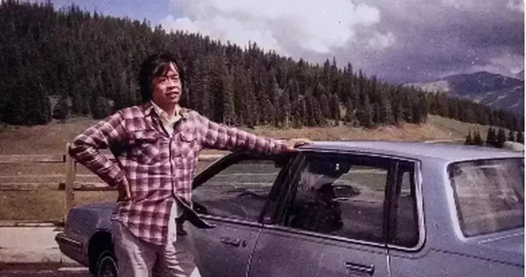 ▲ 在美國時的王小波