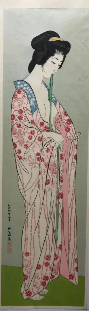 《長襦袢的女人》,橋口五葉名作