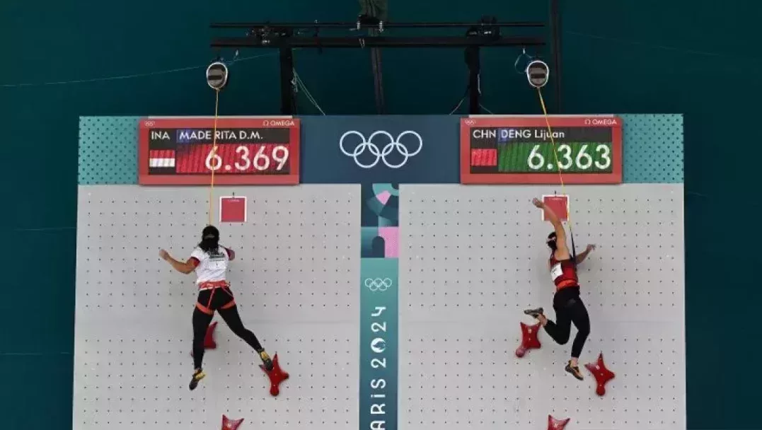 晉級4強時,中國選手鄧麗娟以6秒363的成績勝過印尼選手德薩克的6秒369