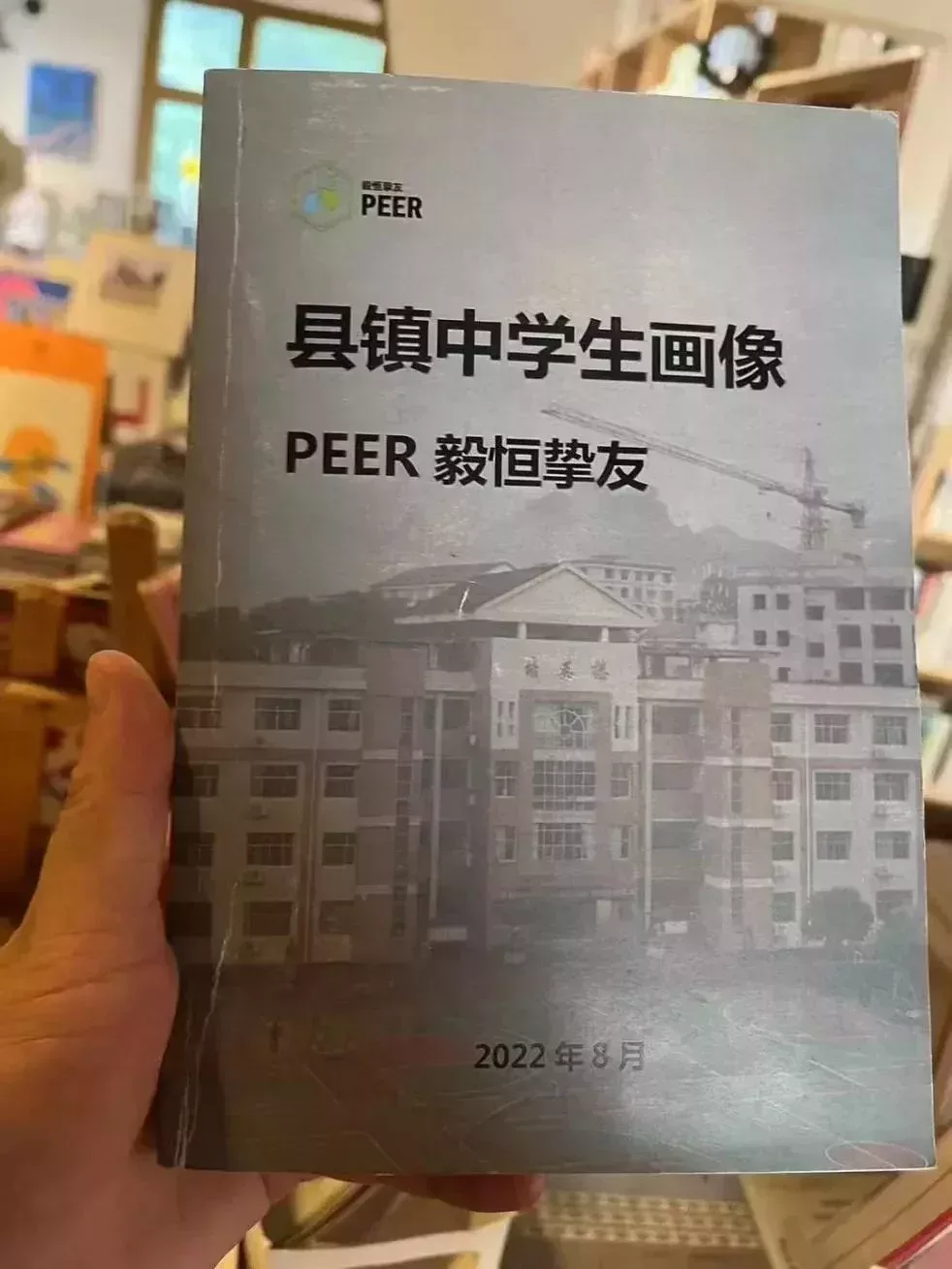 “PEER毅恆摯友”研究團隊扎到縣鎮中學所做的項目。
