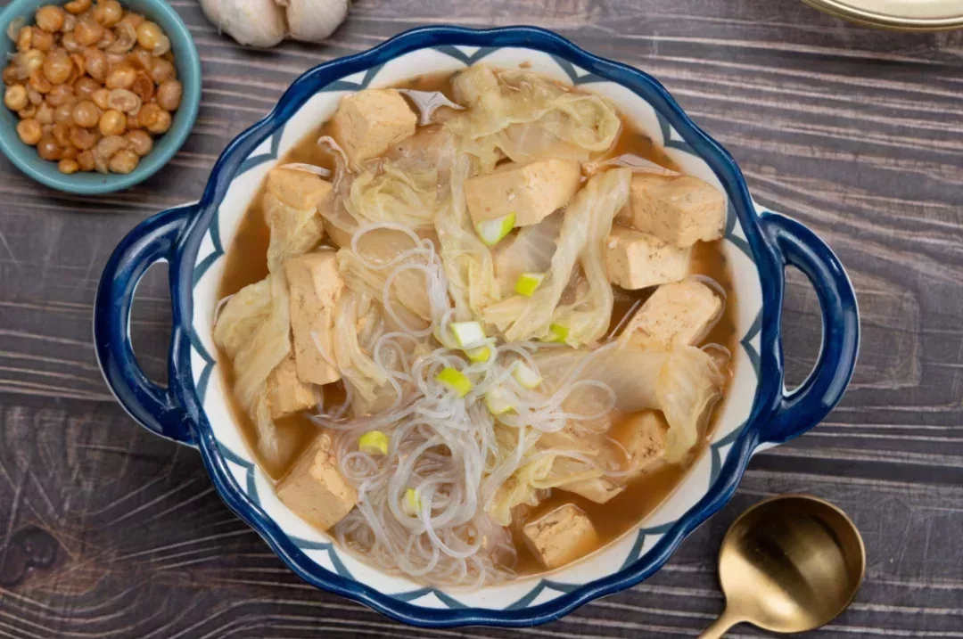 白菜粉條燉豆腐