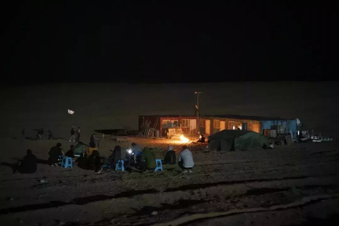 沙漠的夜晚。(圖/受訪者提供)