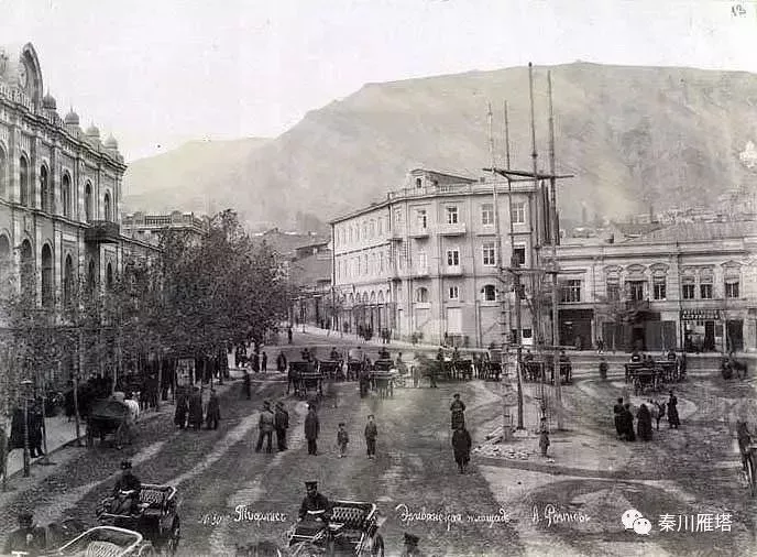 1870年代的 Yerevan Square——30多年後,第比利斯銀行搶劫案在此發生
