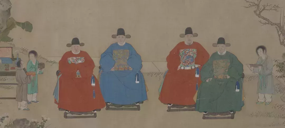 ◇ 圖爲 明《十同年圖》局部