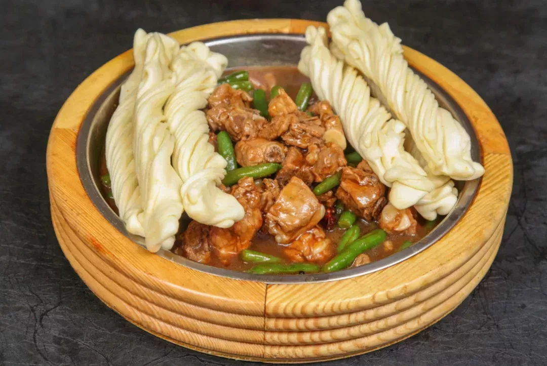 排骨豆角燜卷子