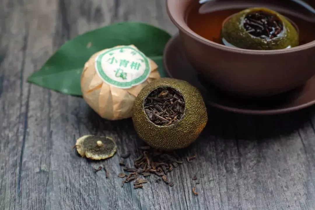 小青柑普洱茶