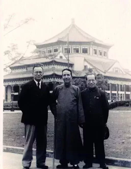 1950年,陳序經、陳寅恪、姜立夫