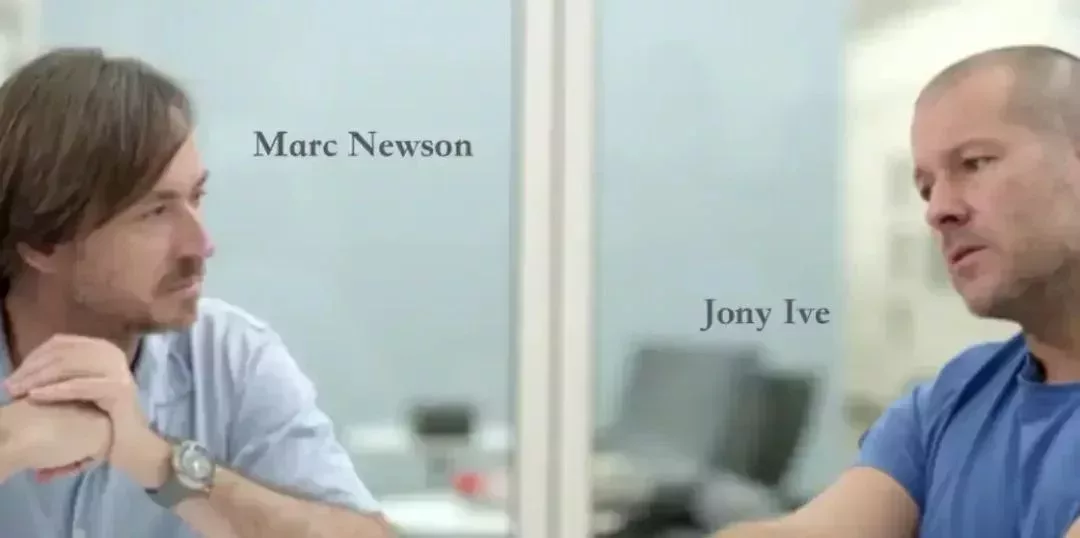 Marc Newson 與 Jony Ive 的合影