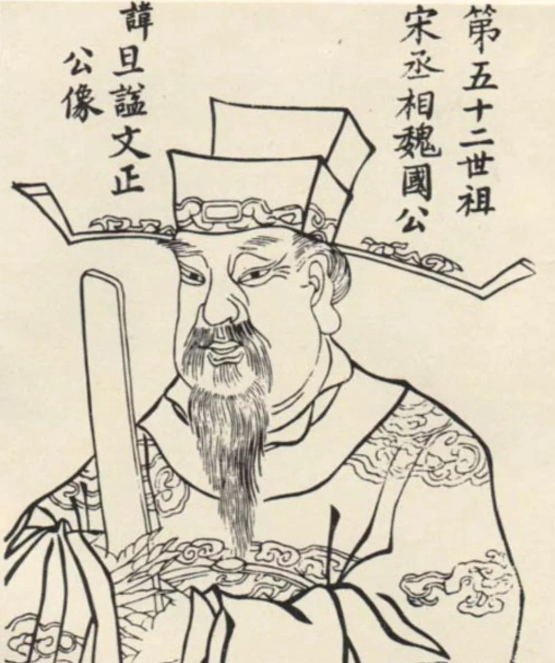 ◇ 圖爲王旦畫像