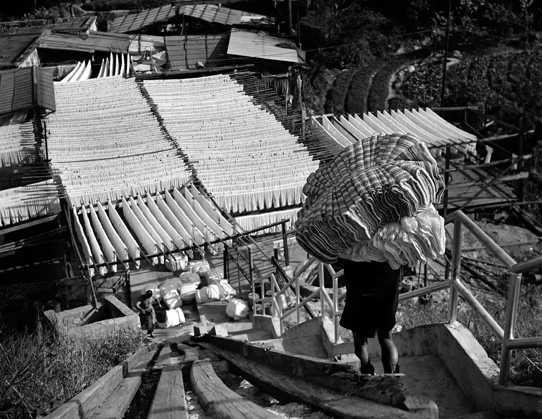 山邊染布廠,牛池灣,1965年。