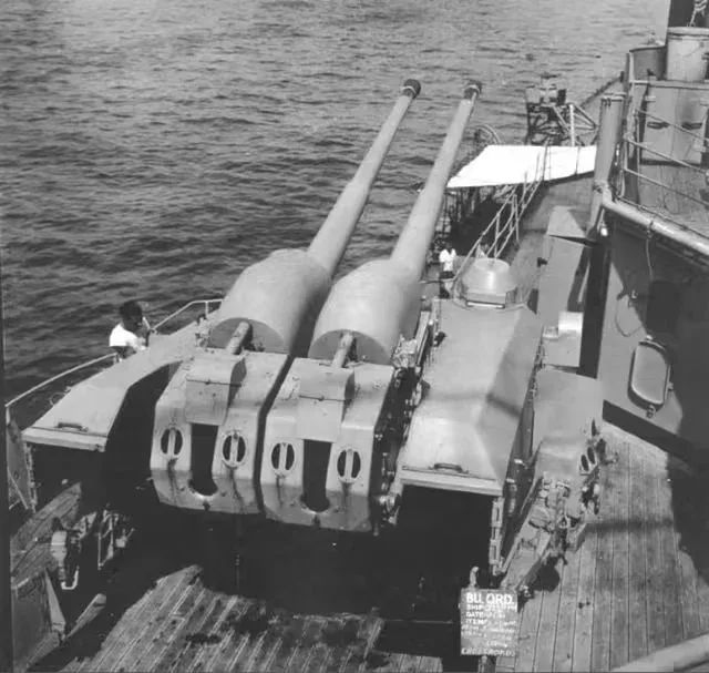 ▲105毫米SK/C-33防空炮,該炮也是德國海軍艦船最常用的防空武器