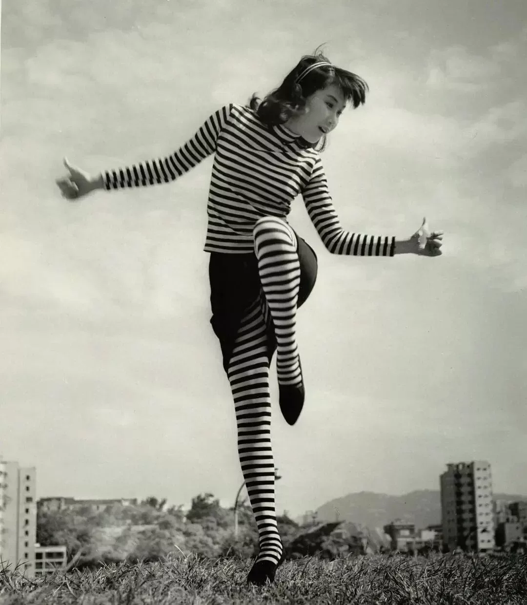 agogo小姐李琳琳,又一村公園,1965年。