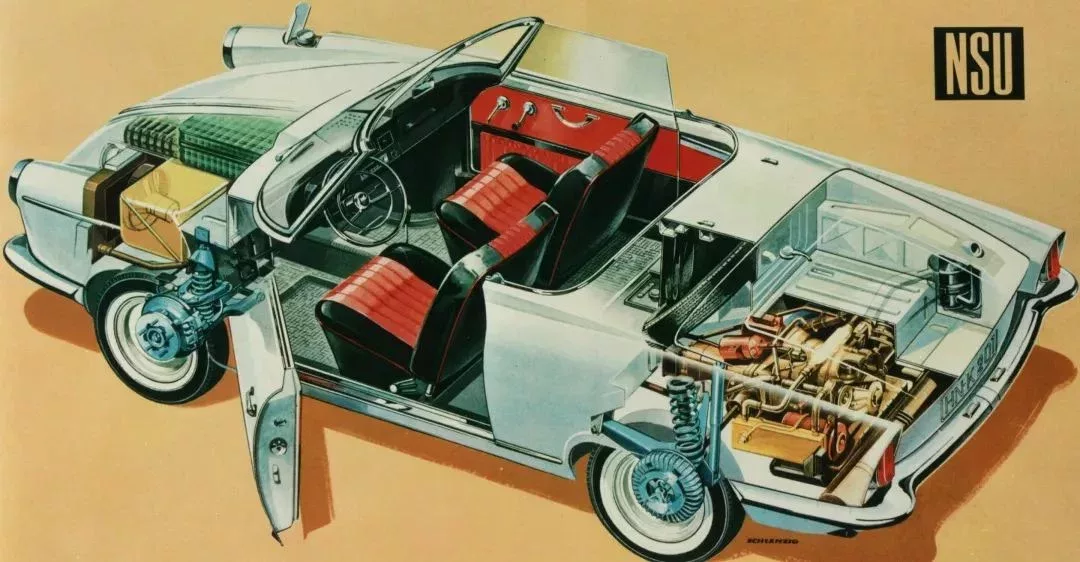 1964 NSU Spyder
Via: Audi Media Centre