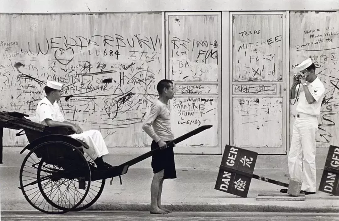 灣仔駱克道,1966年。