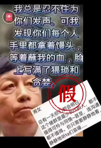 〇造假言論截圖