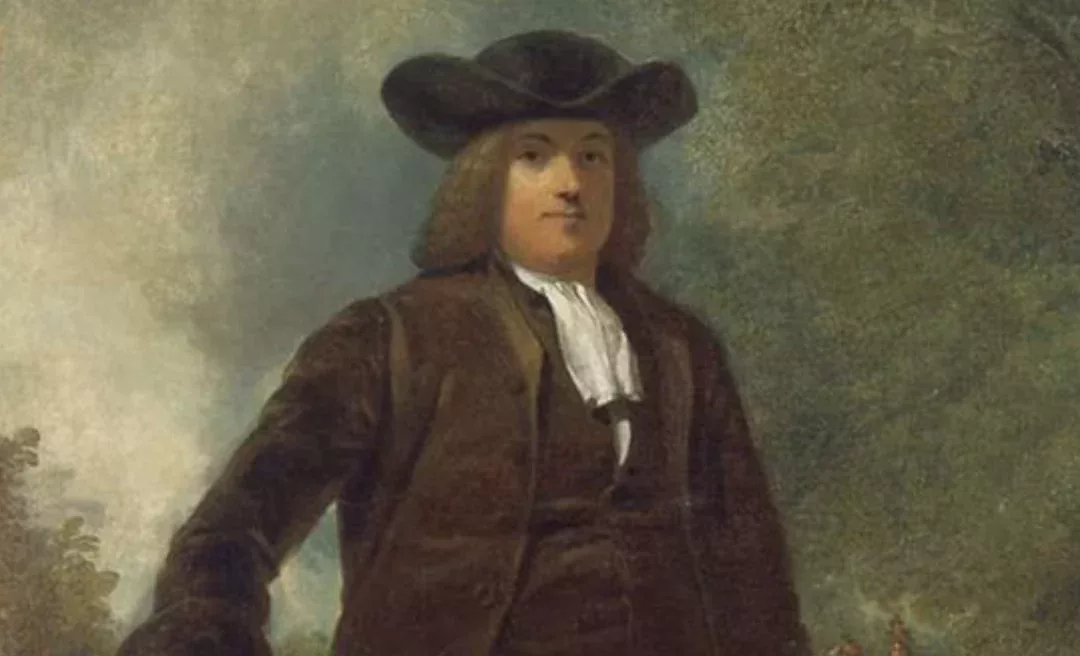 ◇ 圖爲小威廉·佩恩(William Penn,1644.10—1718),是北美殖民地時期的一位重要政治家、社會活動家,賓夕法尼亞殖民地的開拓者
