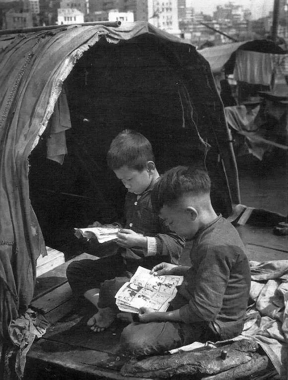 油麻地避風塘,1967年。