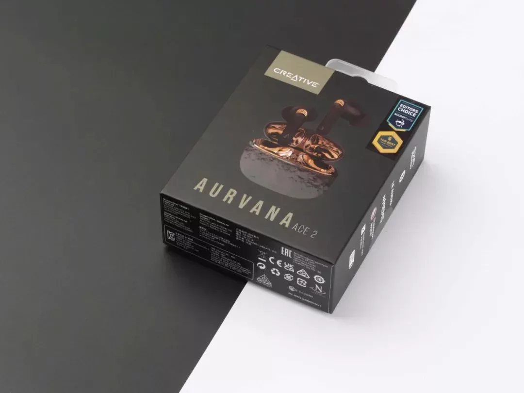 創新 Aurvana ACE 2 藍牙真無線主動降噪耳機產品包裝盒